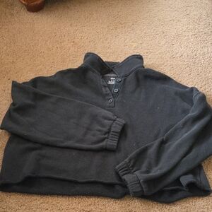 Aerie Varsity Crop Sweatshirt